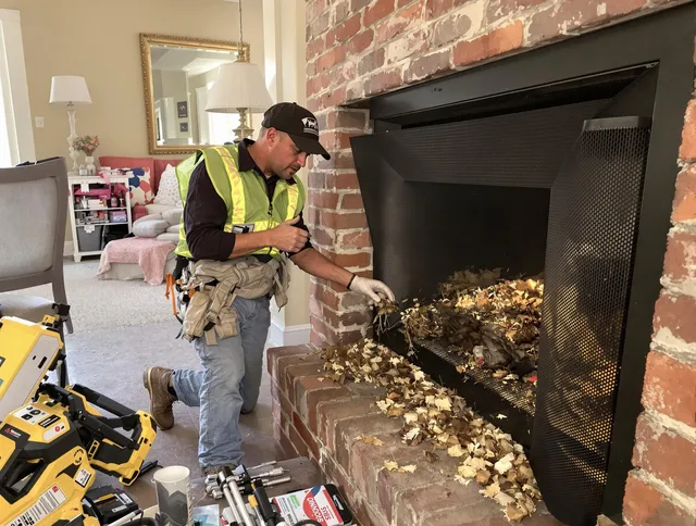Safe screening installation by Newtown Chimney Sweep in Newtown, CT