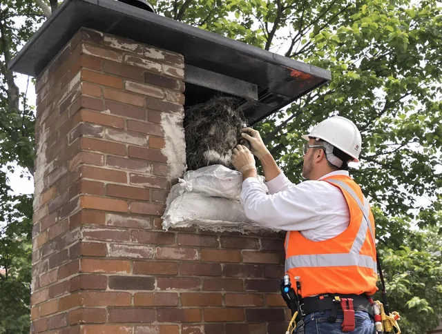 Humane removal of debris and animals by Newtown Chimney Sweep in Newtown, CT