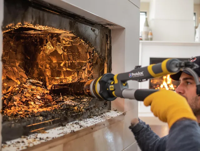 Professional chimney cleaning by Newtown Chimney Sweep in Newtown, CT