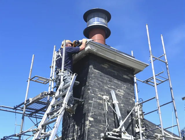 Sturdy chimney crown finished by Newtown Chimney Sweep in Newtown, CT