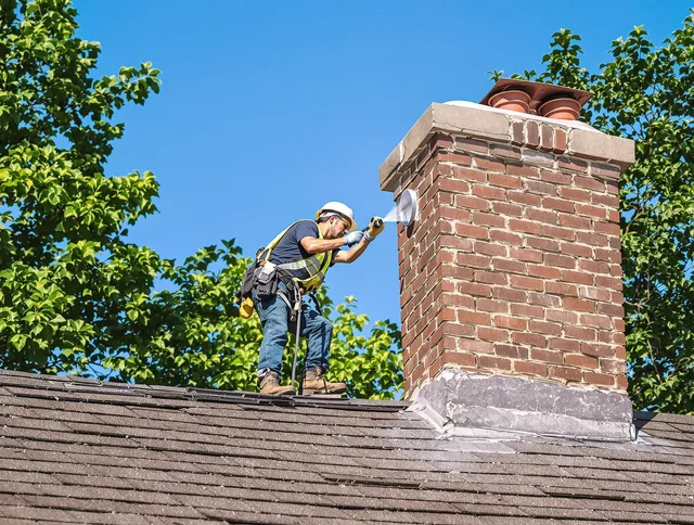 Newtown Chimney Sweep performing an inspection with advanced tools in Newtown, CT