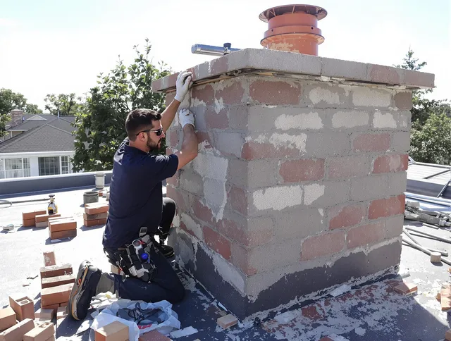 Advanced chimney repair process by Newtown Chimney Sweep in Newtown, CT
