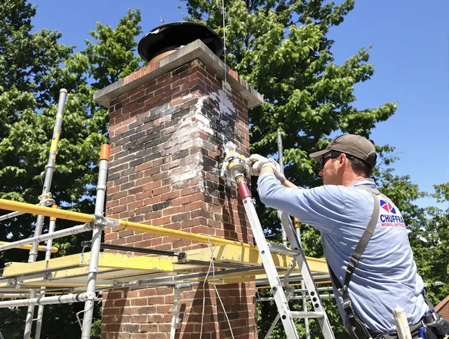 Structural chimney repair by Newtown Chimney Sweep in Newtown, CT
