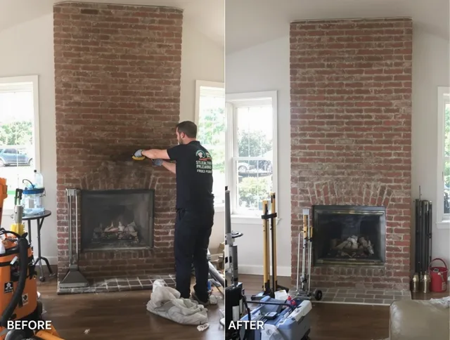 Finished chimney sweeping service by Newtown Chimney Sweep in Newtown, CT